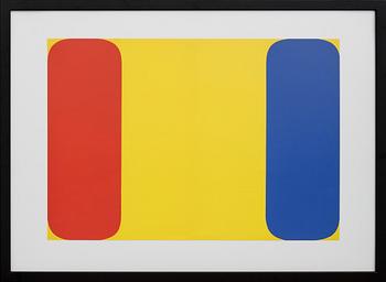 Ellsworth Kelly · ELLSWORTH KELLY, färglitografi, ur Derrière le Miroir nr 149 1964.