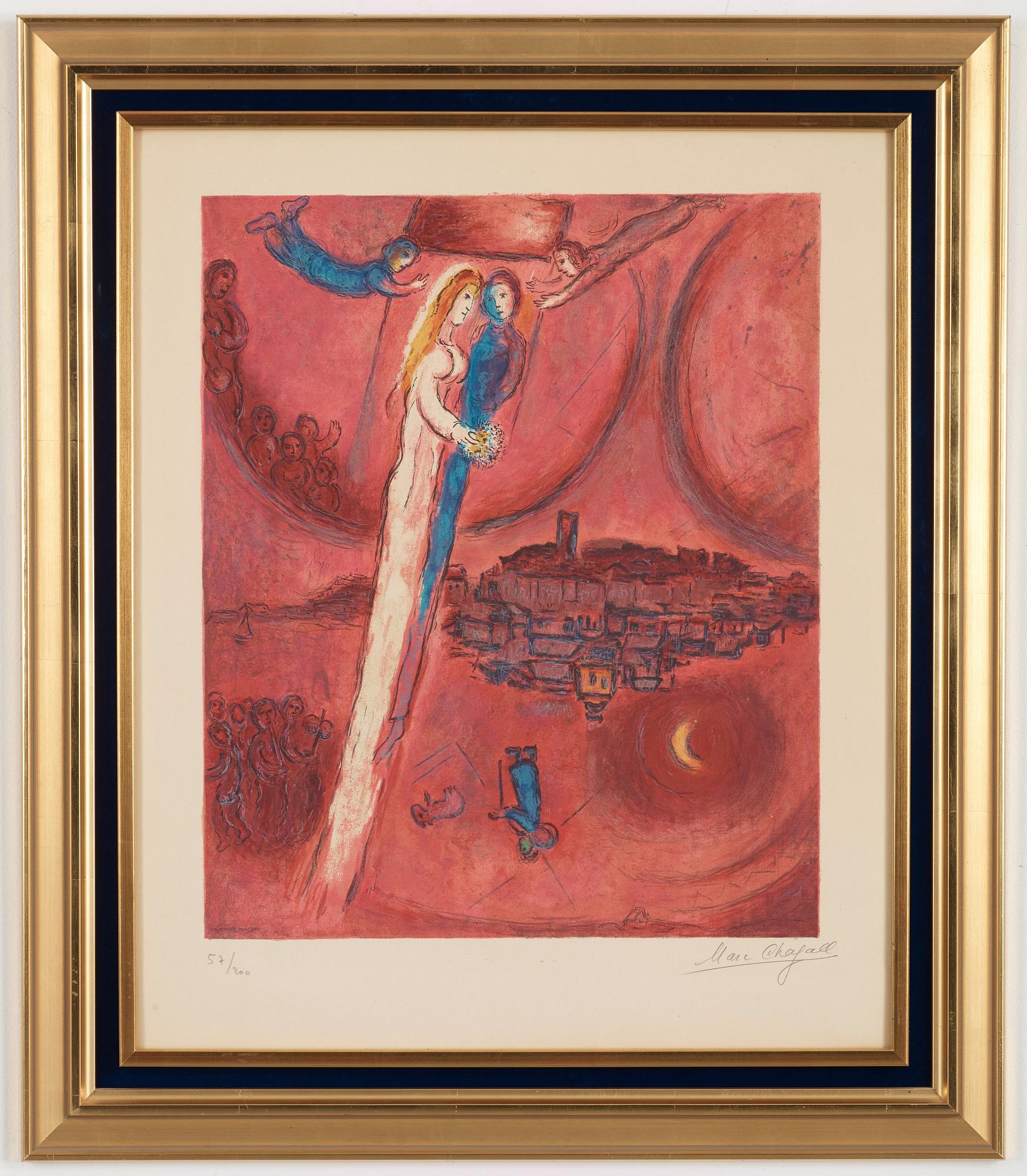 Marc Chagall After, "Le cantique des cantiques".