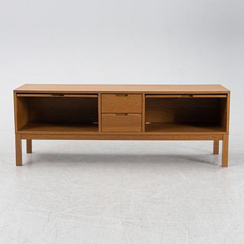 An oak veneered sidebaord, Stockholm series, IKEA.
