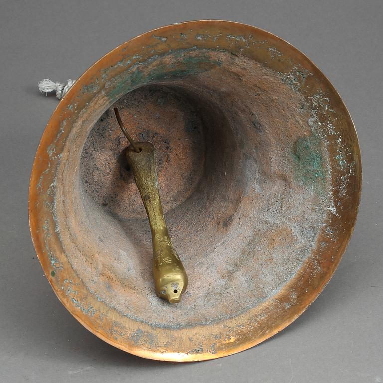 SKEPPSKLOCKA, mässing, 1800/1900-tal.