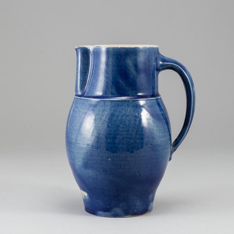 INGRID ABENIUS (TRILLER), a stoneware jug for Otto Lindig, Keramische Werkstatt Dornburg, circa 1932.