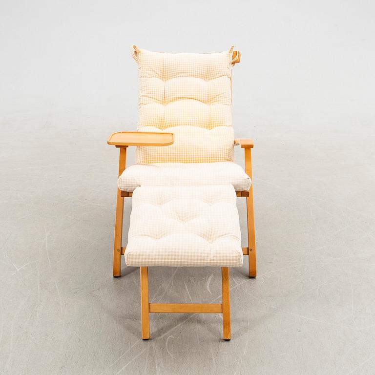 Deck chair by Brogrens, late 20th century.