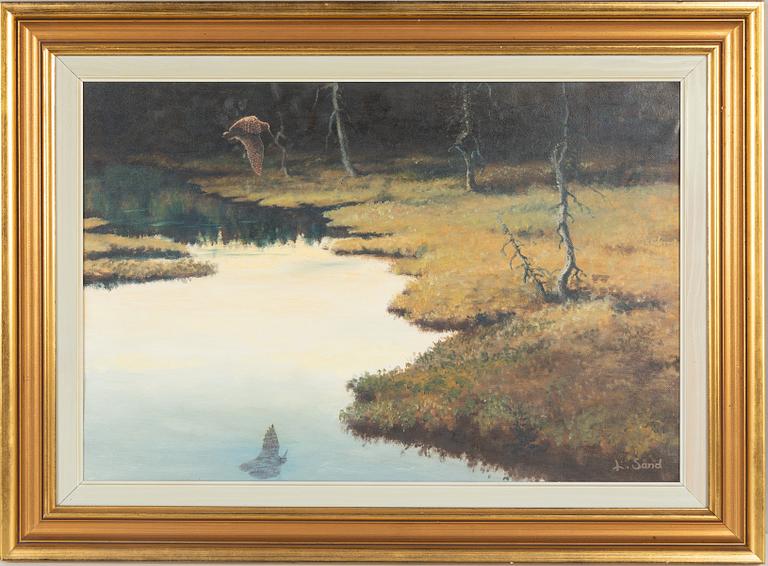 Lennart Sand, oil on canvas, signed.