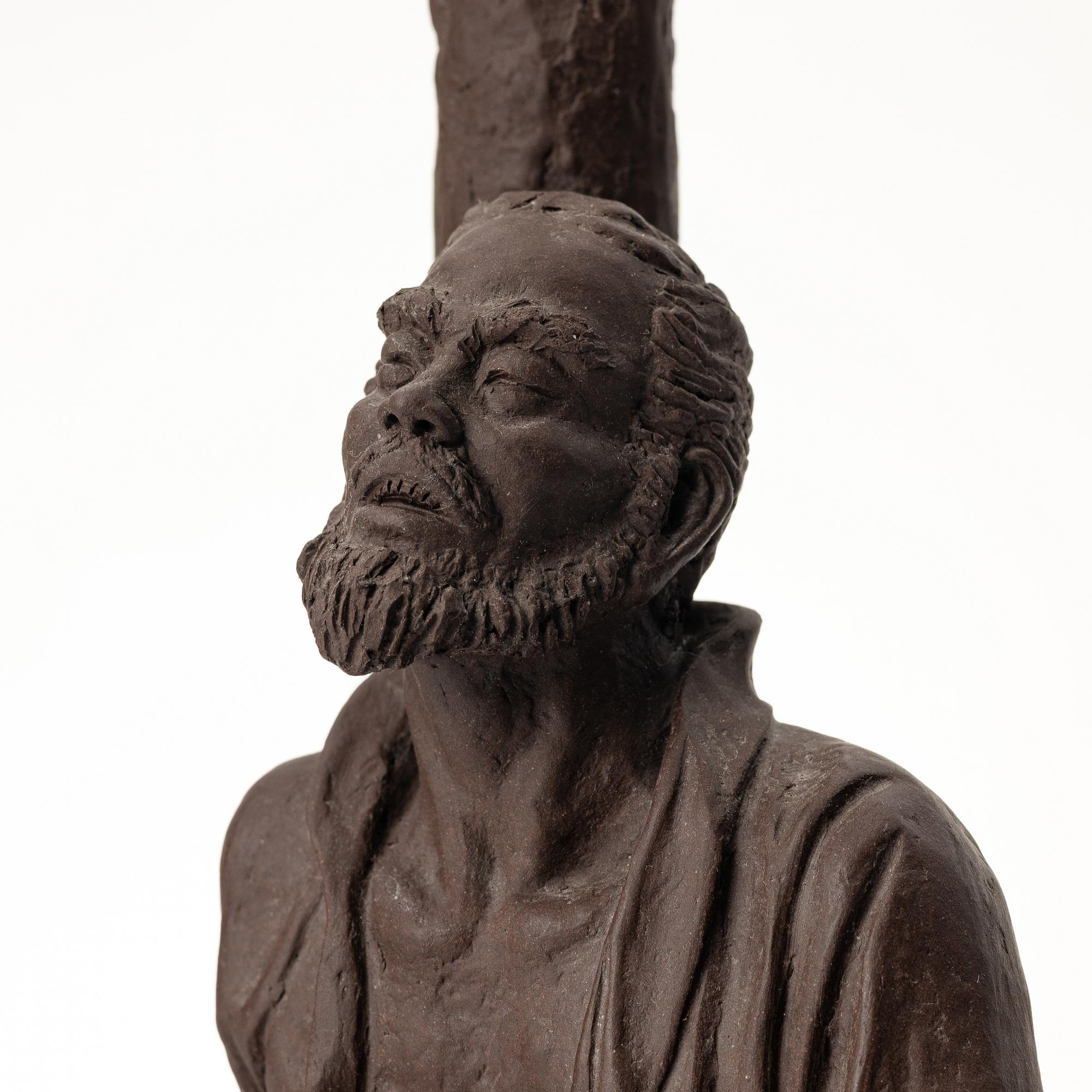 Liu Wenjing, Figurine, Yixing ware. China, 20th century.