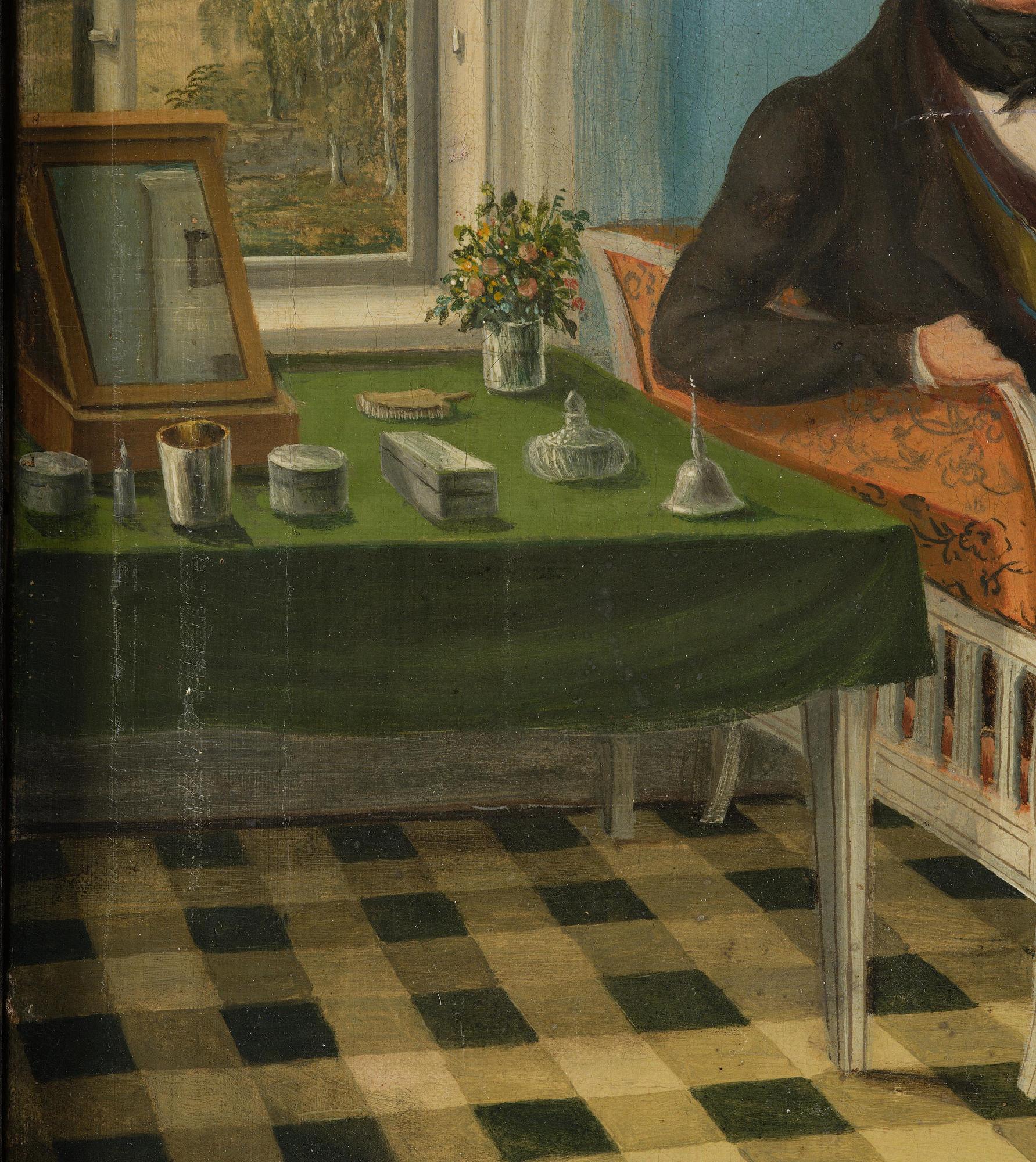 Axel Otto Mörner, Self-portrait of Colonel Axel Otto Mörner of Morlanda at Skedhult Manor, Eksjö, Småland.
