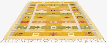 Agda Österberg, a carpet, flat weave, c. 315 x 180 cm, signed.