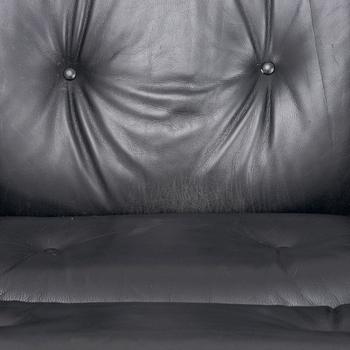 Charles & Ray Eames, an 'Eames Lounge Chair' with ottoman, Vitra.