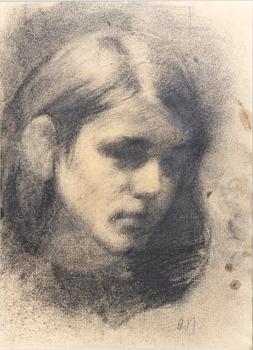 ODD NERDRUM, drawing signed.