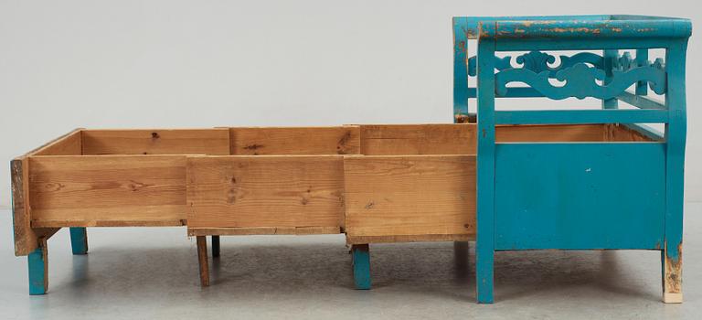 SOFFA / UTDRAGSSÄNG, allmoge, 1800-tal.