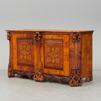 KNUT FJAESTAD, a folk art sideboard, Sweden, the former part of the 20th C.