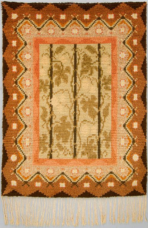A. W. Raitio, a 1930s long-pile ryijy rug for Neovius, approx. 142x105 cm.