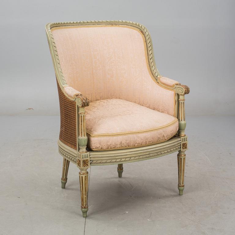 BERGERE, Louis XVI-stil. 1900-tal.