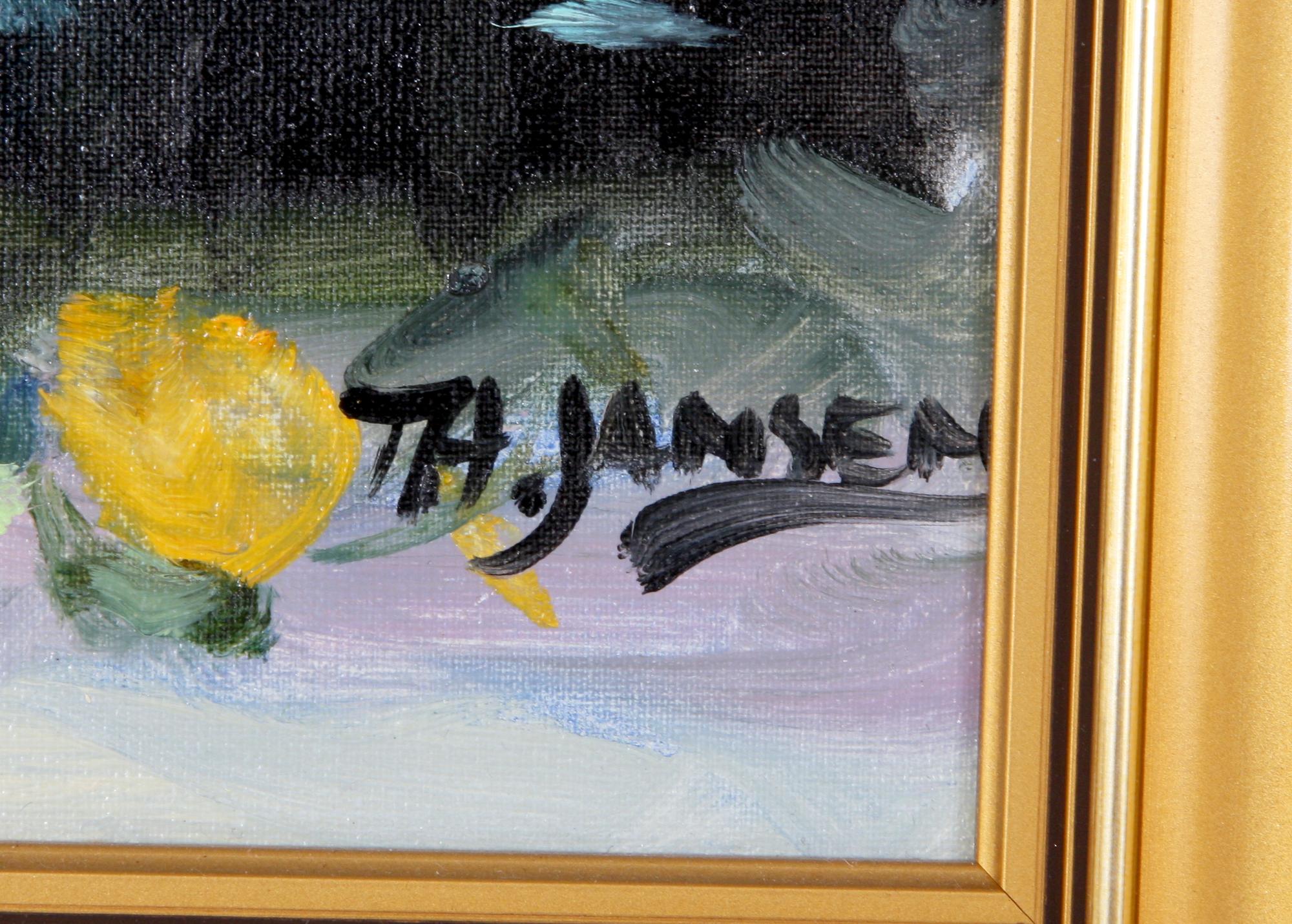 JANSEN, T.H (Pierre Lafitte), olja på duk, sign.