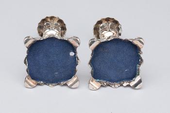 LJUSSTAKAR, silver. Svedboms guldsmeds Ab, Vetlanda 1958.