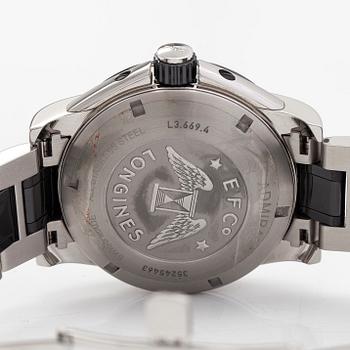 Longines, Admiral GMT, wristwatch, 42 mm.