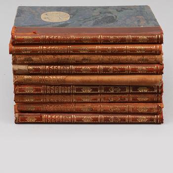 BOKVERK, 9 volymer, "Svenska Hem i Ord och Bilder", 1910/1920-tal.