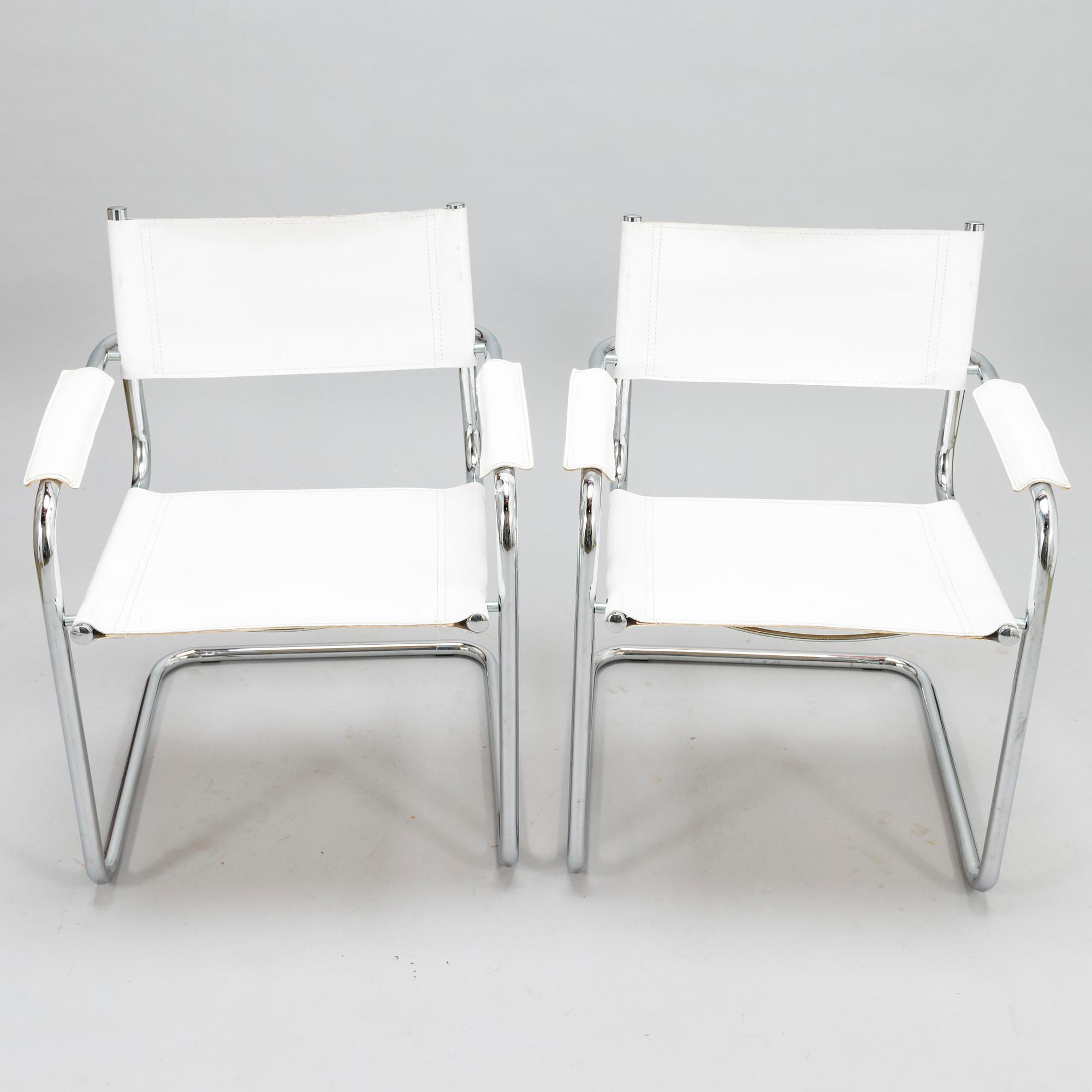 Four Italian armchairs from second half of the 20th century.