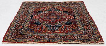 A semi-antique Sharabian rug, c. 128 x 100 cm.