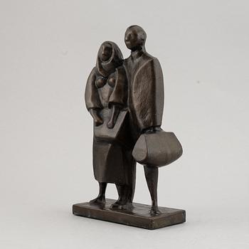 Eric Elfwén, a bronze skulpture, signed EE.