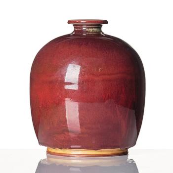 Berndt Friberg, a stoneware vase, Gustavsberg studio, Sweden 1968.