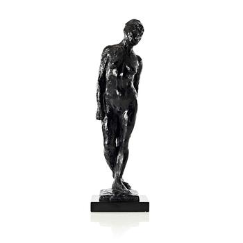 Gudmar Olovson, sculpture. Signed. Numbered. Foundry mark. Bronze, total height 41.5 cm, length 12 cm.