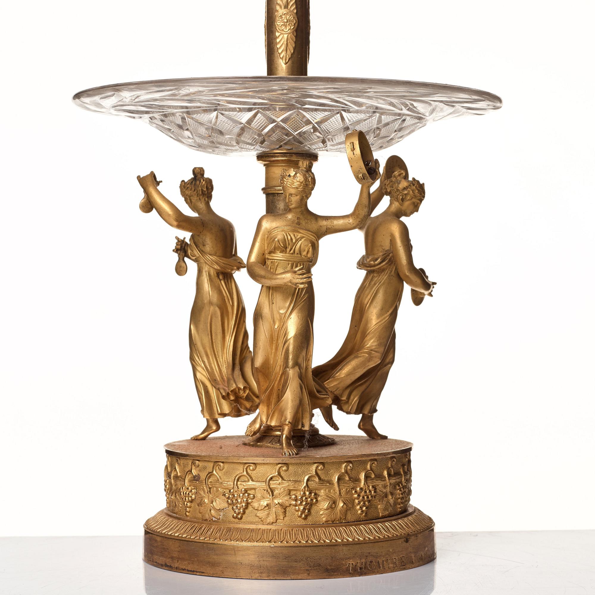 BORDSUPPSATSER, ett par, av Pierre Philippe Thomire (1751–1843) Paris, Empire.