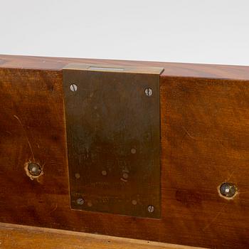 A French Napoleon III Louis XV-style parquetry and gilt bronze-mounted desk, second half of the 19th century.