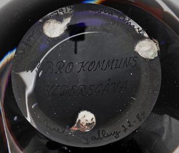 VAS, glas, ariel, sign Edvin Öhrström, Orrefors.