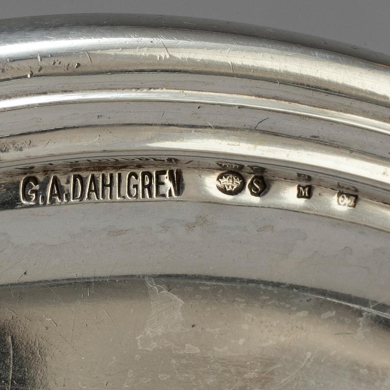 FAT, 2 st, silver. G.A. Dahlgren Malmö samt David Andersen & Comp Stockholm 1916.