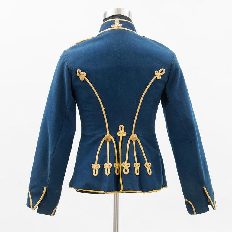 An Imperial Prussian Hussar attila tunic, circa 1900.