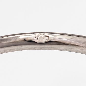 Cartier, A platinum ring with a ca. 0.27 ct diamond according to certificate. Marked Cartier, 51, 62039B.