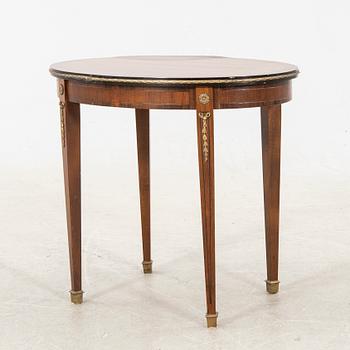 A mid 1900s mahogany Louis XVI style side table.