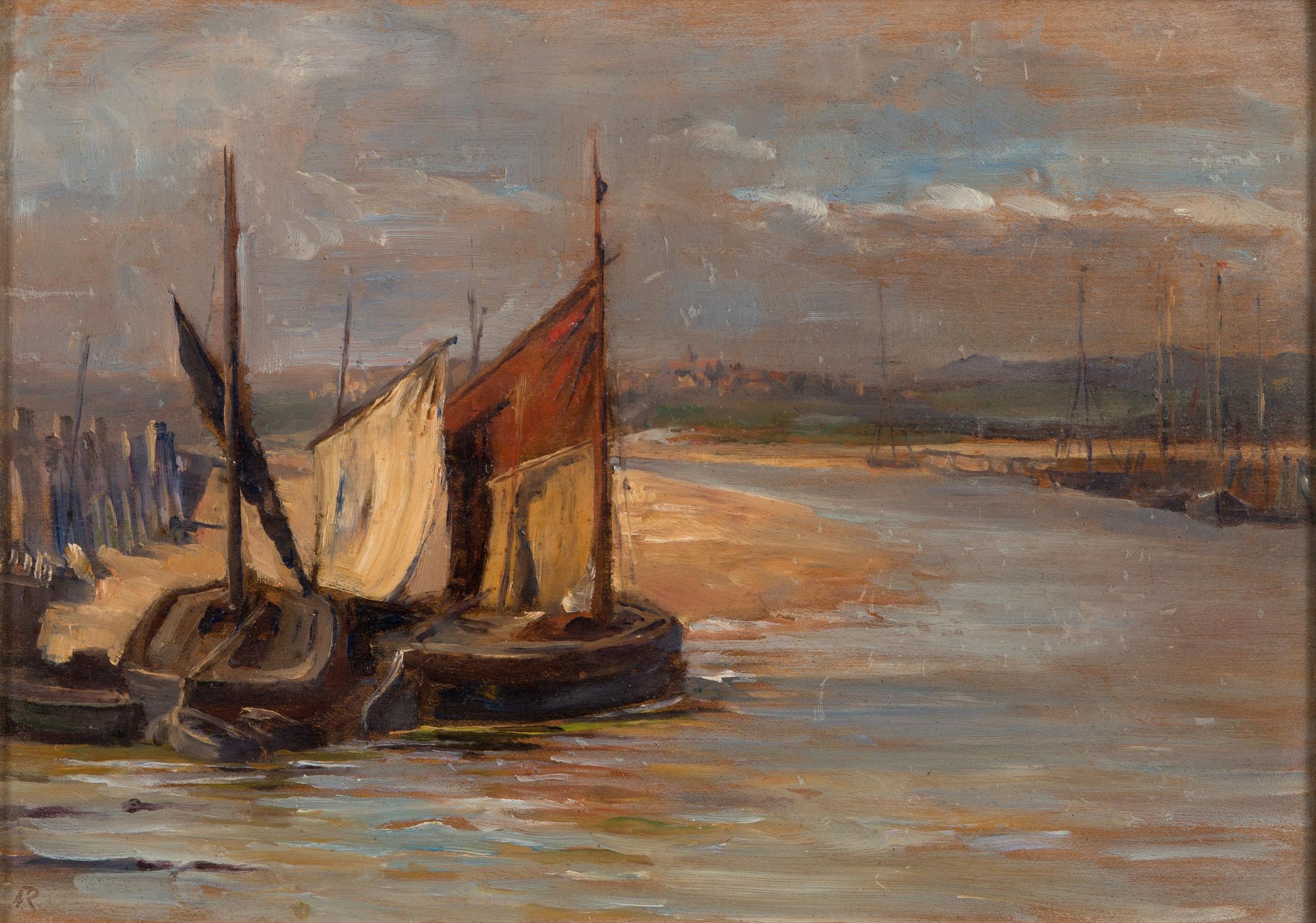 Nina Hill, oil on board, signed with monogram.