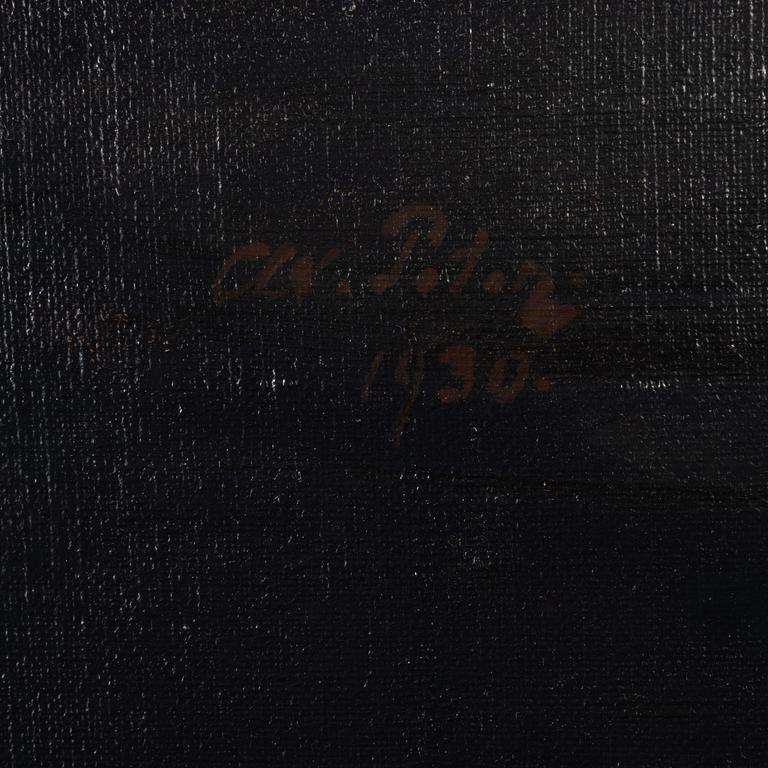 Axel Peter, oil on canvas, signed and dated 1930.