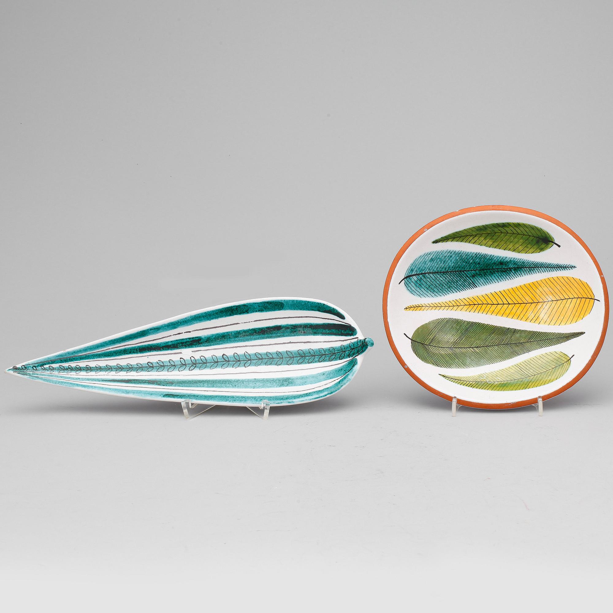 FAT samt SKÅL, keramik, Stig Lindberg, Gustavsberg, signerade med Studiohanden.