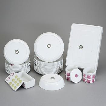 SERVISDELAR, Stig Lindberg, 35 delar, "Pynta", Stig Lindberg, Gustavsberg 1962-65.