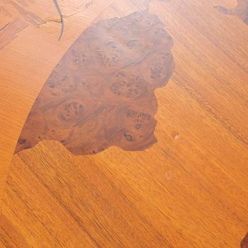 A coffee table, probably Birger Ekman, Mjölby Intarsia, 1938.