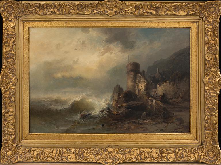 FRANZ EMIL KRAUSE, oil on canvas signed.