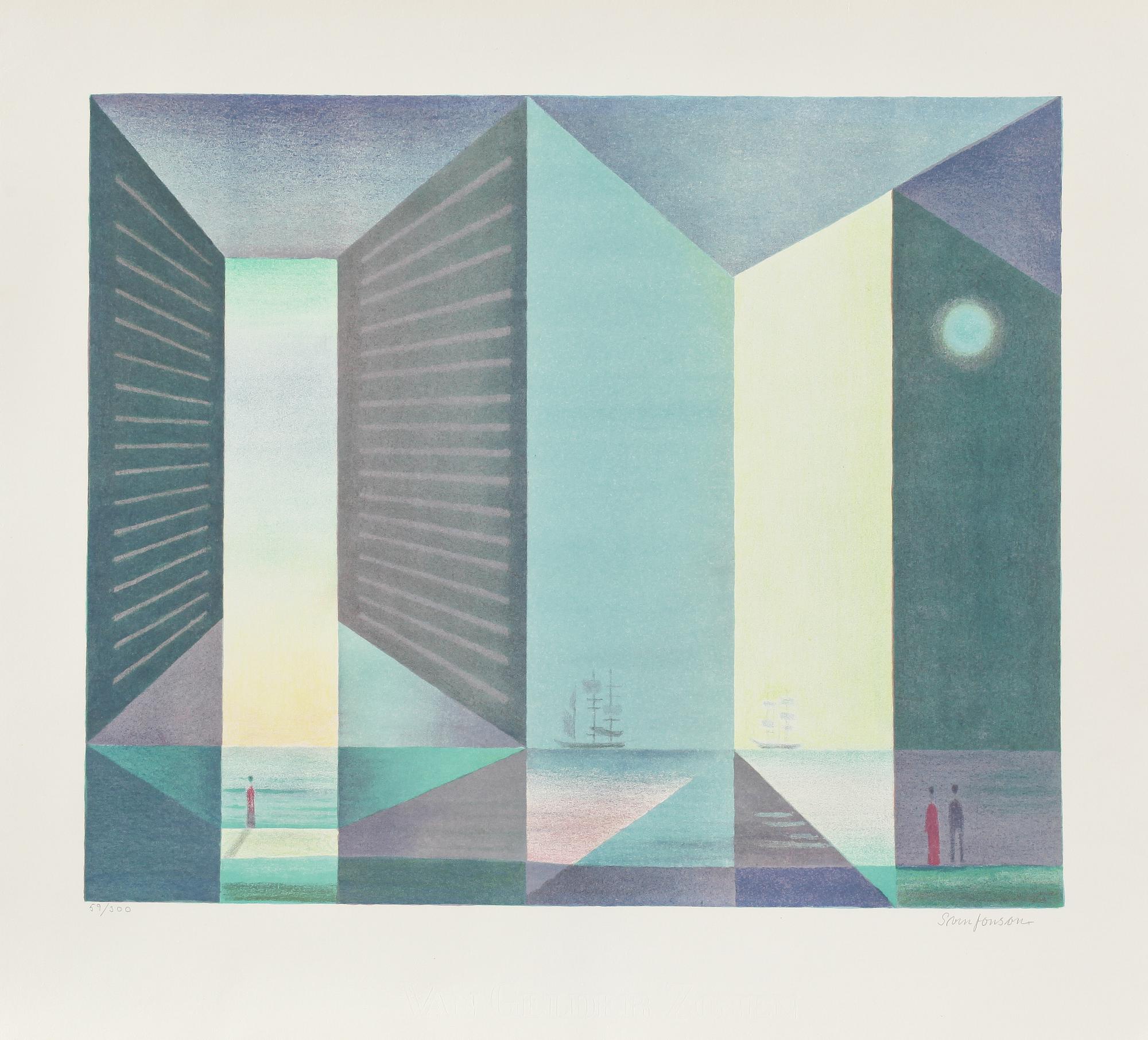 SVEN JONSON, färglitografi, signerad och numrerad 59/300.