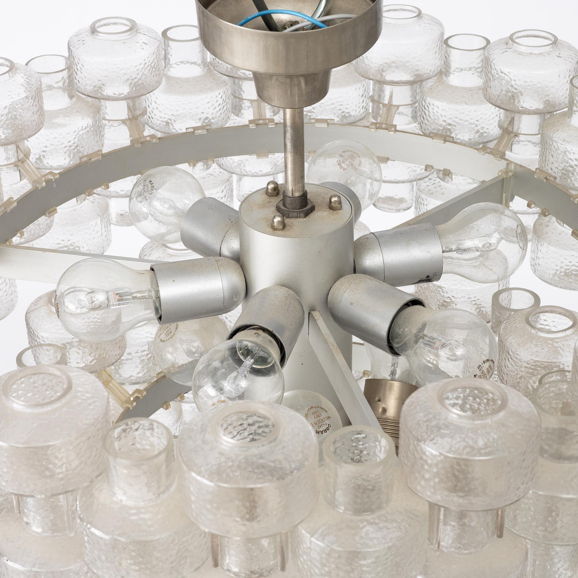 Gert Nyström, a “Festival” ceiling lamp, Fagerhult, 1960s–70s.
