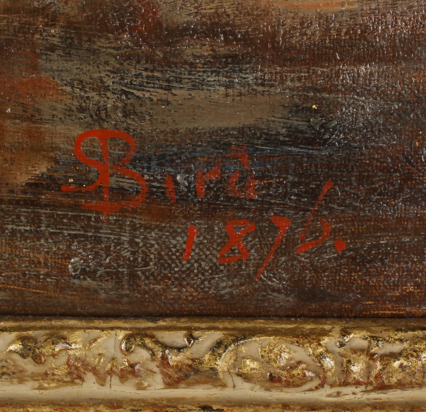 SAMUEL C BIRD, olja på duk, signerad och daterad 1876.