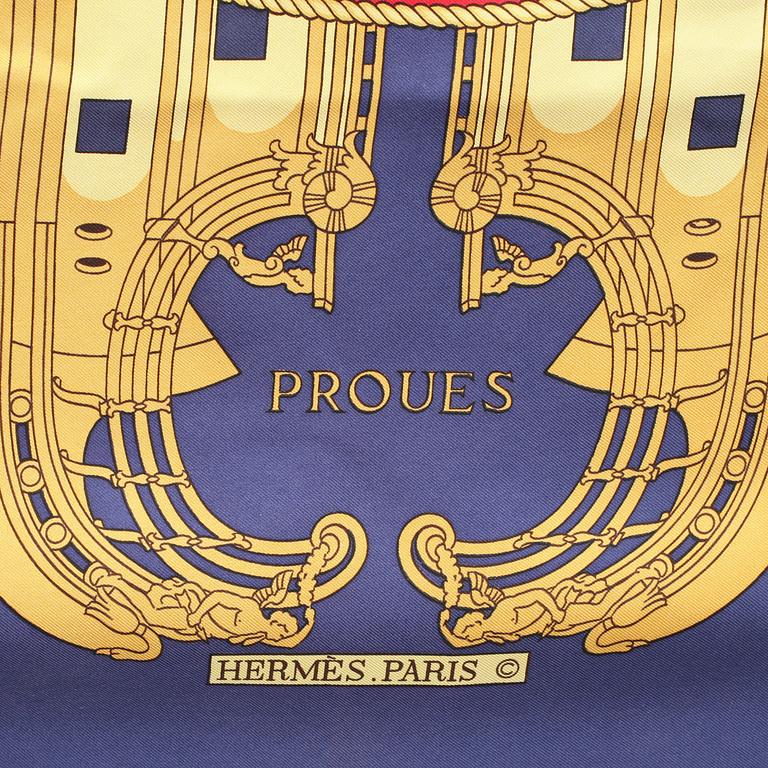 SCARF, siden. "Proues" Hermés, Paris.