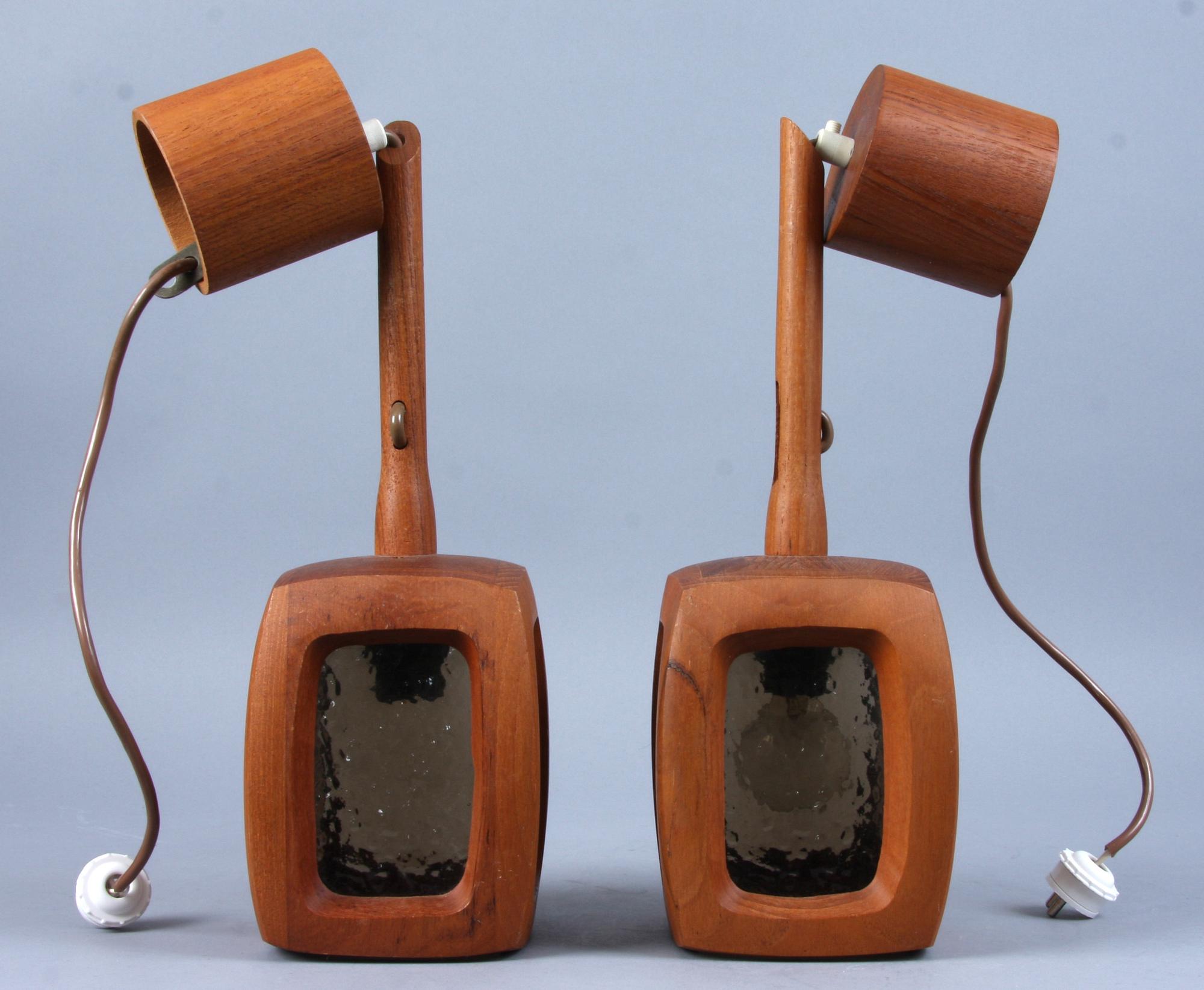 TAKLAMPOR, ett par, AB Stilarmaturer Tranås.