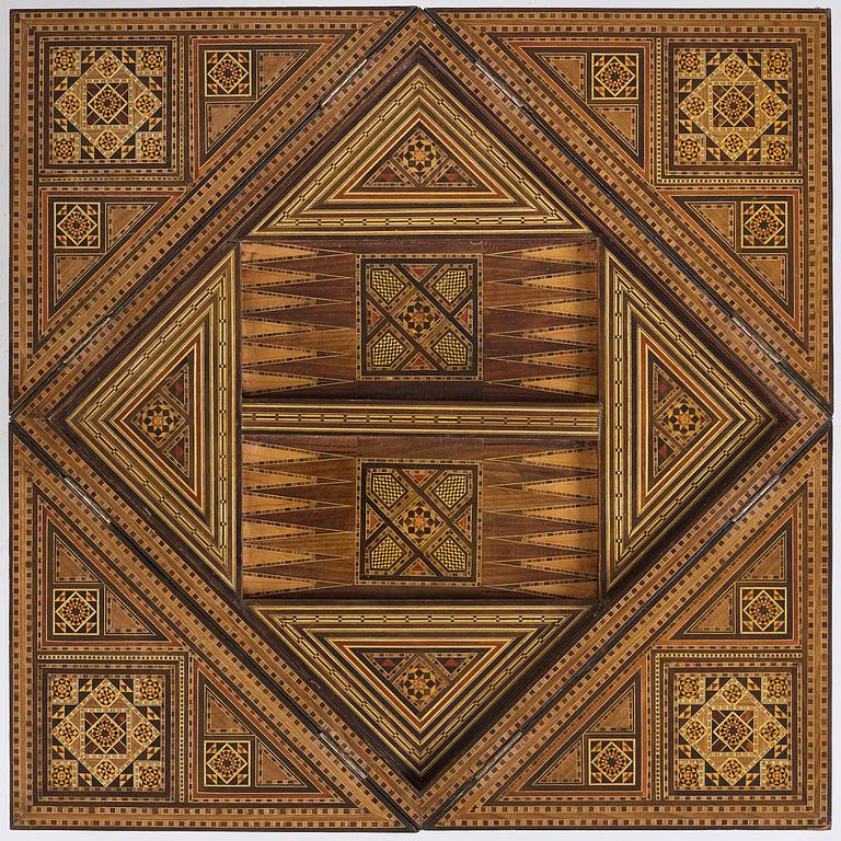 Spelbord, Damaskus Syrien, omkring år 1900.