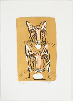 Madeleine Pyk, litografi, signerad och numrerad 172/200.