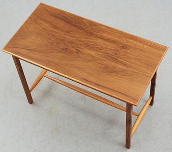 A Josef Frank walnut and birch table, Svenskt Tenn, model 1106.