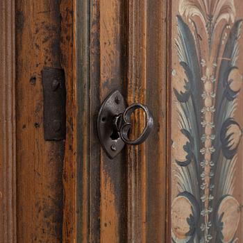 A Swedish cabinet, dated 1782.