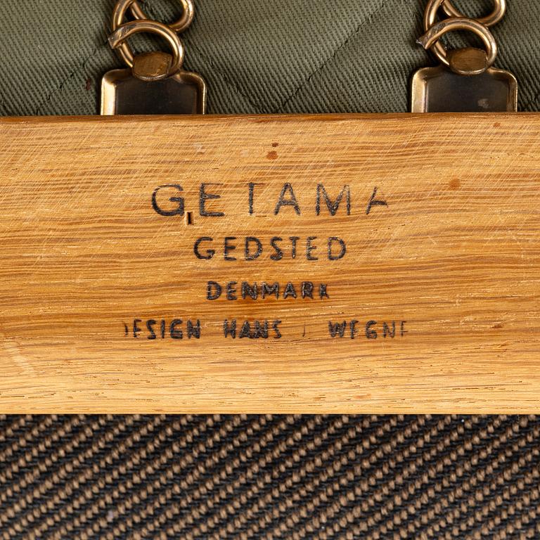 Hans J. Wegner, fåtöljer, ett par, GE-290, Getama, Gedsted,