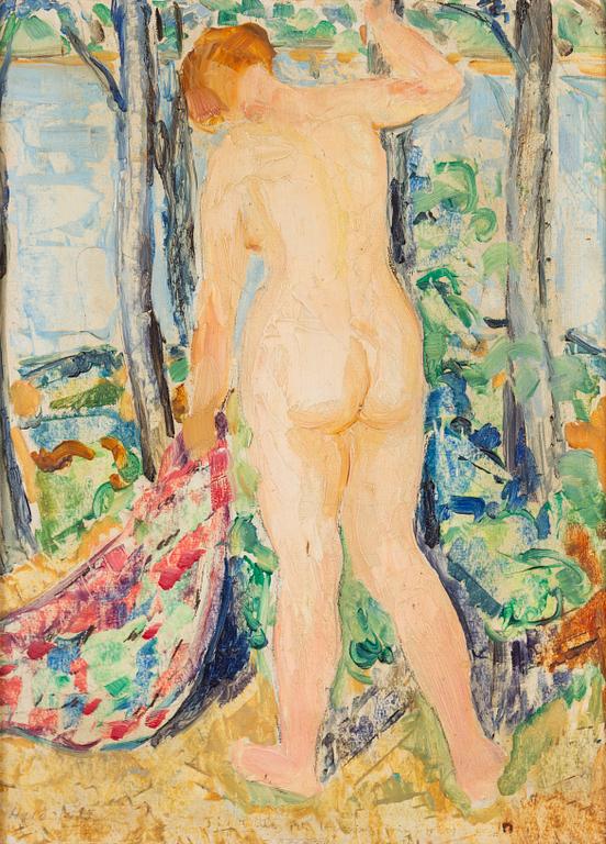 Edward Hald, Vid vattnet.