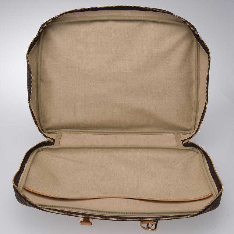 A Louis Vuitton, "Alize 24 Heures" Monogram Canvas Travel Bag.